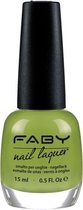 Faby Nagellak Springtime Art Dames 15 Ml Vegan Groen
