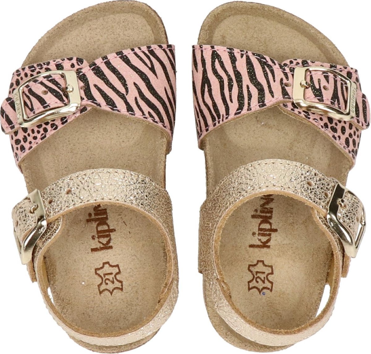 Kipling Rikilu sandalen goud - Maat 27