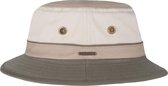 Hatland - UV Bucket hoed voor heren - Yelmer - Gebroken Wit - maat L (59CM)