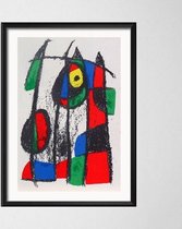 Joan Miro Poster 8 - 60x90cm Canvas - Multi-color