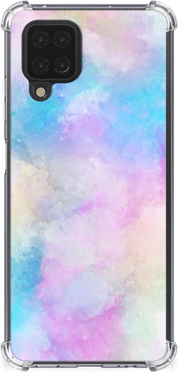 Back Cover Samsung Galaxy A12 Watercolor Light