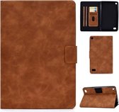 Voor Kindle Fire 7 2015/2017/2019 Koeienhuid Textuur Horizontale Flip Leren Case met Houder & Kaartsleuven & Slaap / Wekfunctie (Bruin)