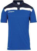 Uhlsport Offense 23 Polo Shirt Azuur Blauw-Marine-Wit Maat 3XL