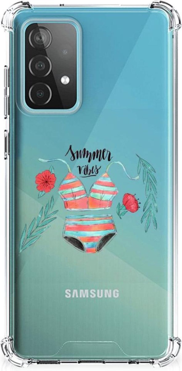 Samsung Galaxy A52 4G/5G Stevig Bumper Hoesje Boho Summer