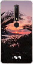 Nokia X6 (2018) Hoesje Transparant TPU Case - Pretty Sunset #ffffff