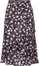 PCSILJY HW MIDI WRAP SKIRT KAC - 17115110 - Navy Blazer - Maat M