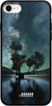 iPhone 7 Hoesje TPU Case - Space tree #ffffff