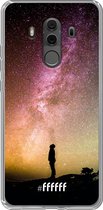 Huawei Mate 10 Pro Hoesje Transparant TPU Case - Watching the Stars #ffffff