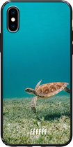 iPhone X Hoesje TPU Case - Turtle #ffffff