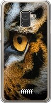 Samsung Galaxy A8 (2018) Hoesje Transparant TPU Case - Tiger #ffffff