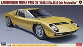 1:24 Hasegawa 20319 Lamborghini Miura P400 SV Chassis 5030 Gold Plastic kit