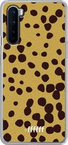 OnePlus Nord Hoesje Transparant TPU Case - Cheetah Print #ffffff