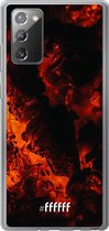 Samsung Galaxy Note 20 Hoesje Transparant TPU Case - Hot Hot Hot #ffffff