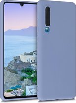 kwmobile telefoonhoesje voor Huawei P30 - Hoesje voor smartphone - Back cover in lavendelgrijs mat