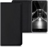 kwmobile hoesje voor bq Aquaris X / X Pro - Flip cover van imitatieleer - Smartphone beschermhoes in zwart