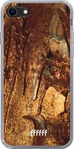 6F hoesje - geschikt voor iPhone 8 - Transparant TPU Case - Lets go Gold #ffffff