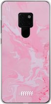 Huawei Mate 20 Hoesje Transparant TPU Case - Pink Sync #ffffff