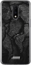 OnePlus 7 Hoesje Transparant TPU Case - Dark Rock Formation #ffffff