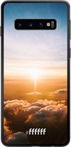 Samsung Galaxy S10 Hoesje TPU Case - Cloud Sunset #ffffff