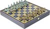 Afbeelding van het spelletje Archaic Periode Schaakspel - Massief Messing met Bronzen Schaakbord - 44 x44 cm - Prachtig Top Kwaliteit Klasse en Geweldig