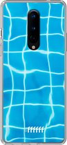 OnePlus 8 Hoesje Transparant TPU Case - Blue Pool #ffffff