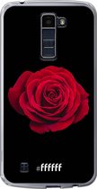 LG K10 (2016) Hoesje Transparant TPU Case - Radiant Rose #ffffff