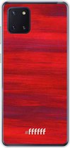 Samsung Galaxy Note 10 Lite Hoesje Transparant TPU Case - Scarlet Canvas #ffffff