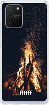 Samsung Galaxy S10 Lite Hoesje Transparant TPU Case - Bonfire #ffffff
