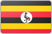 Vlag Oeganda - 70 x 100 cm - Polyester