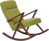 Sternzeit-design - Schommelstoel Retrostar lounge - stof groen