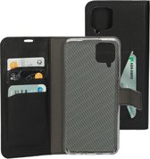 Mobiparts Classic Wallet Case Samsung Galaxy A12 (2021) Zwart hoesje
