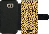 Wallet case - geschikt voor Samsung Galaxy S6 - Luipaardprint