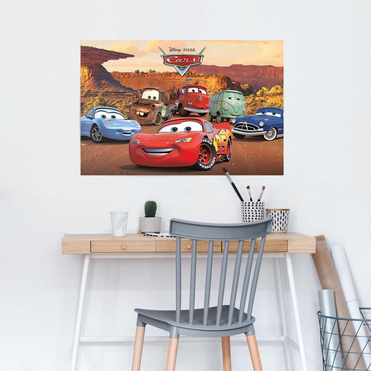 Groet Optimisme Lyrisch Poster Film & TV Disney Cars figuren 61x91,5 cm - Reinders | bol.com