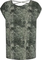 Top Soyaconcept Groen dessin maat 36