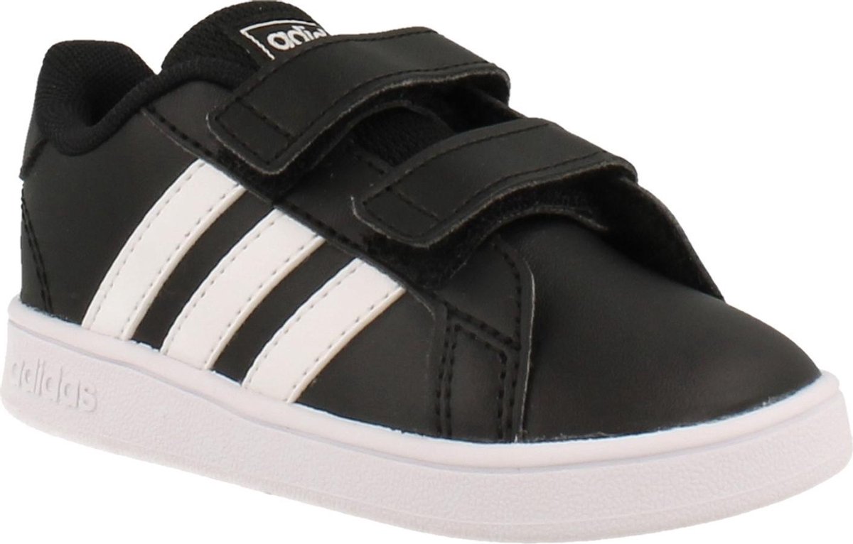 adidas Kinderen Zwarte Grand Court klittenband - Maat 26 | bol.com