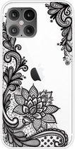 GadgetBay TPU henna bloemen hoesje voor iPhone 12 mini - transparant