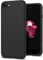 Spigen Liquid Crystal Apple iPhone 7/8/SE Hoesje - Zwart