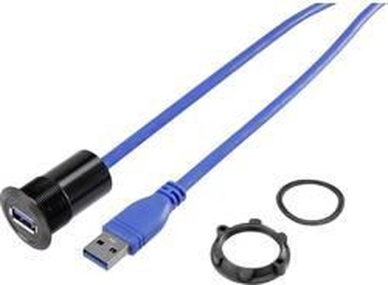 TRU COMPONENTS USB-21 USB A inbouwbus 3.0 Bus, inbouw Inhoud: 1 stuk(s ...