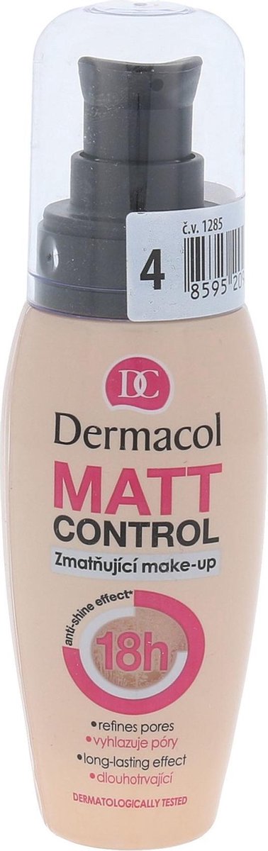 Dermacol - Matt Control 18H - Mattifying Makeup 30 Ml No. 4