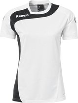 Kempa Peak Shirt Dames Wit-Zwart Maat 2XL