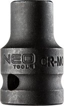 Neo Tools Krachtdop 10mm 1/2 Aansluiting CrMo Staal 38mm Hoog DIN 3129 TUV M+T
