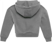 Urban Classics Kinder hoodie/trui -Kids 110- Peace Cropped Grijs