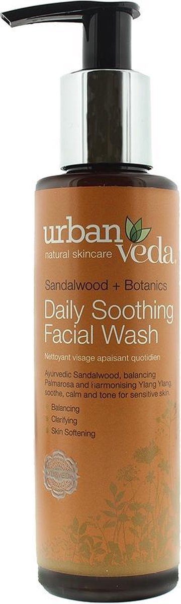 Urban Veda Sandalwood + Botanics Soothing Daily Face Wash 150ml