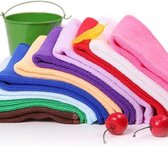 Microvezel wegwerp doekjes | Cleaning | Poetsdoek | Poetsen | Schoonmaken | Stoffen | Stofdoek | Schoonmaak doek | Set van 5 | Lichtroze