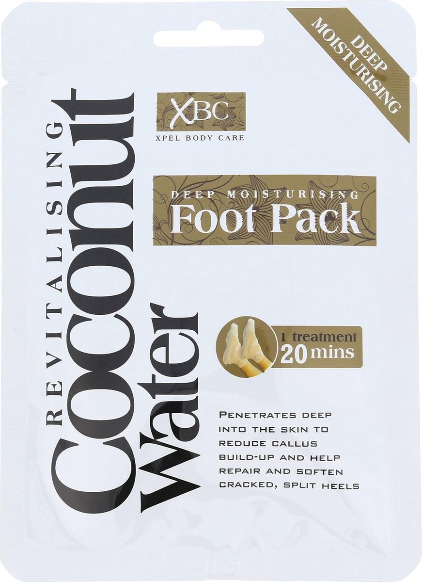 XPel - Coconut Water Deep Moisturising Foot Pack - 1.0ks