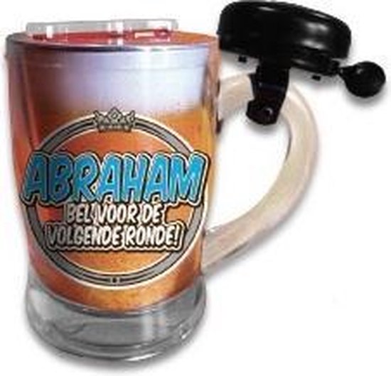 chope de bière avec cloche - Abraham