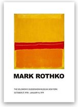 Mark Rothko Exhibition for The Guggenheim Museum New York 1970 Poster 1 - 60x90cm Canvas - Multi-color