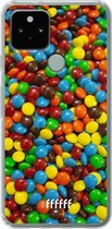 6F hoesje - geschikt voor Google Pixel 5 -  Transparant TPU Case - Chocolate Festival #ffffff