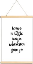 JUNIQE - Posterhanger A Little Magic -60x90 /Wit & Zwart