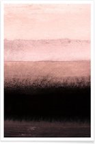 JUNIQE - Poster Shades of Pink -30x45 /Roze & Wit